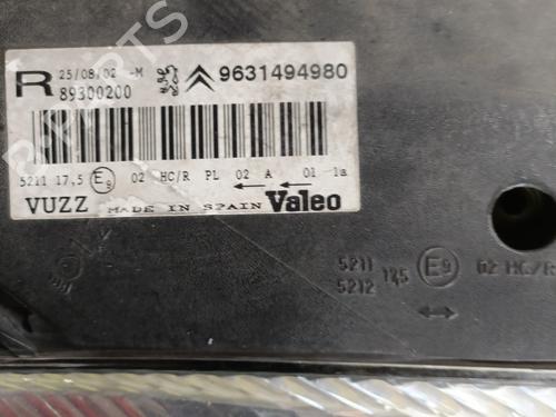 Højre forlygte CITROËN XSARA PICASSO (N68) 2.0 HDi (90 hp) 29081928