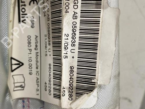 Right curtain airbag PEUGEOT 208 I (CA_, CC_) 1.6 HDi / BlueHDi 75 | BP21694460C12 