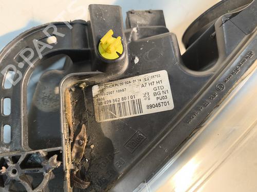 Used Left headlight PEUGEOT 207 (WA_, WC_) 1.6 HDi (90 hp) 29997087