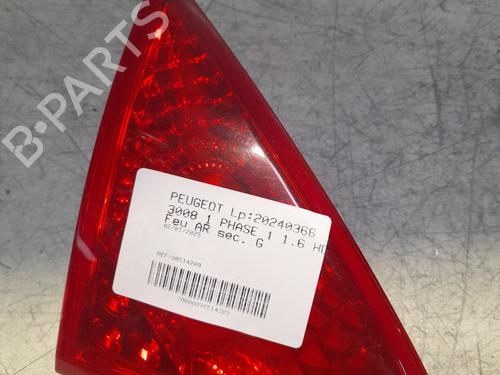 Used Left tailgate light PEUGEOT 3008 I MPV (0U_) 1.6 HDi (112 hp) 22789207