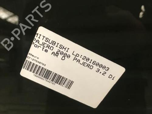 Right rear door MITSUBISHI PAJERO III (V7_W, V6_W) 3.2 Di-D (V68W) | BP21716712C5 