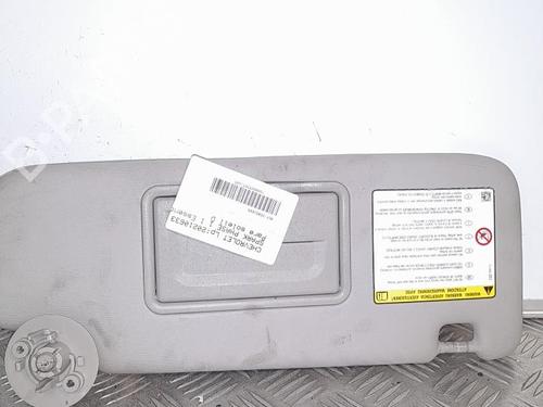 Used Right sun visor CHEVROLET SPARK (M300) 1.0 LPG (65 hp) 21720228