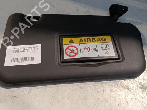 Used Right sun visor NISSAN JUKE (F15) 1.2 DIG-T (115 hp) 22652968