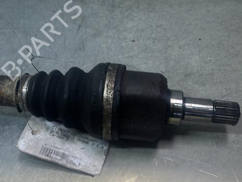 Used Left front driveshaft Left front driveshaft CITROËN BERLINGO / BERLINGO FIRST MPV (MF_, GJK_, GFK_) 1.6 HDI 90 (MF9HX) (90 hp) 32997178 32997178