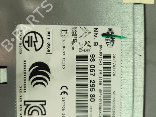 Radio PEUGEOT 208 I (CA_, CC_) 1.2 VTI 82 | BP24302889E6 
