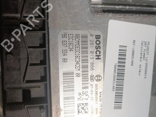 Engine control unit (ECU) PEUGEOT 207 (WA_, WC_) 1.6 HDi | BP28165094M57