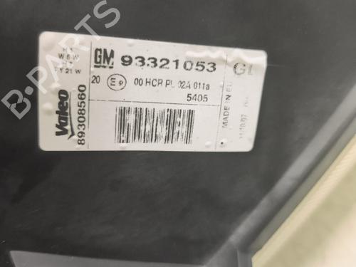 Right headlight OPEL MERIVA A MPV (X03) 1.7 CDTI (E75) | BP24983391C29 