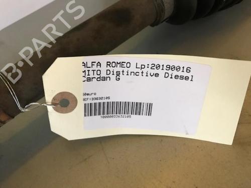 Used Right front driveshaft Right front driveshaft ALFA ROMEO MITO (955_) 1.3 MultiJet (955AXP1A, 955AYC1A) (95 hp) 21708990 21708990
