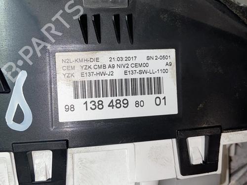 Instrument cluster PEUGEOT 208 I (CA_, CC_) 1.6 HDi / BlueHDi 75 | BP21714760C47 