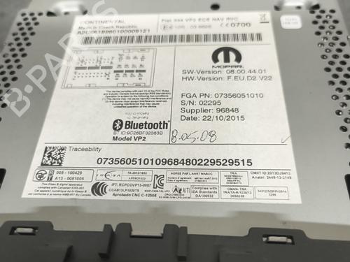 Used Radio Radio FIAT 500X (334_) 1.6 D Multijet (334AXA1B, 334AXA11) (120 hp) 32994981 32994981