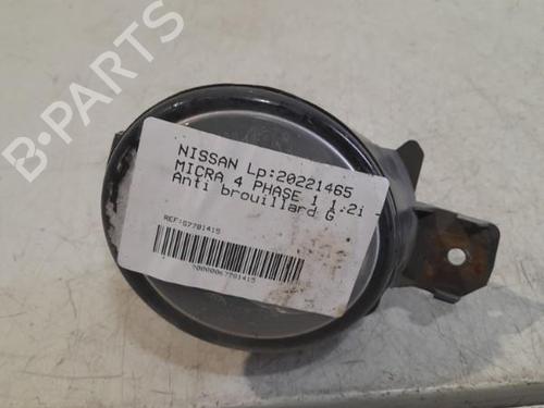 Used Left front fog light NISSAN MICRA IV (K13K, K13KK) 1.2 (80 hp) 21722868