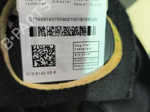 Høyre bak beltestrammer FIAT PANDA (312_, 319_) 1.2 (312PXA1A) (69 hp) 29980012