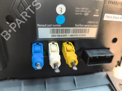 Display monitor RENAULT CLIO III (BR0/1, CR0/1) 1.2 16V Hi-Flex (BR1U, CR1U) | BP30154587C48