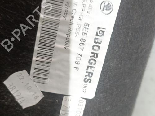 Used Rear parcel shelf SKODA OCTAVIA III (5E3, NL3, NR3) 1.0 TSI (115 hp) 29354218