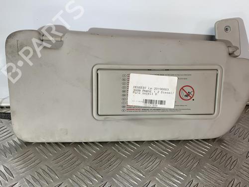 Used Right sun visor PEUGEOT 3008 I MPV (0U_) 2.0 HDi Hybrid4 (0URHCA) (200 hp) 21716226