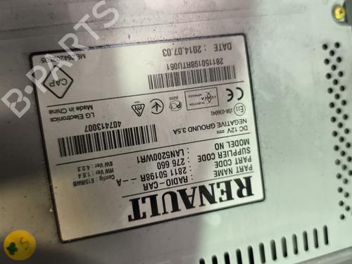 Display monitor RENAULT TRAFIC III Van (FG_) 1.6 dCi 125 (FGMH) | BP29330572C48 