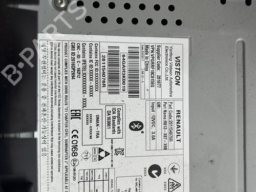 Radio RENAULT CLIO IV (BH_) 1.5 dCi 75 | BP21717350E6 