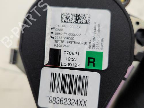Used Front right seatbelt Front right seatbelt CITROËN C3 III (SX) 1.2 THP 110 (SXHNPS, SXHNZT, SXHNZ6) (110 hp) 36021978 36021978