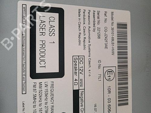 radio-suzuki-swift-iv-fz-nz-12-azh412-zc72s-3992061mr4zca-2010-21710833 main image