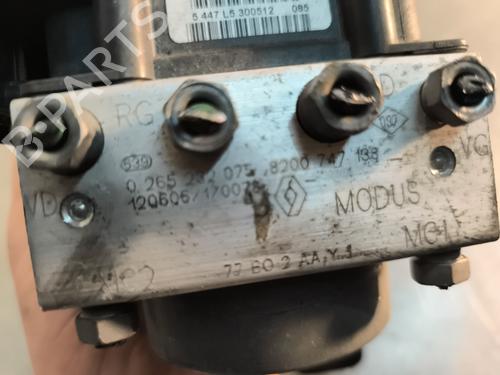 ABS pump RENAULT MODUS / GRAND MODUS (F/JP0_) 1.5 dCi (JP0G, JP0H) | BP29997048M43