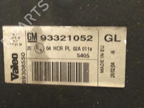 Left headlight OPEL MERIVA A MPV (X03) 1.7 DTI (E75) | BP21704091C28 