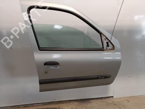 Used Right front door RENAULT CLIO II (BB_, CB_) 1.2 (BB0A, BB0F, BB10, BB1K, BB28, BB2D, BB2H, CB0A,... (58 hp) 28443622