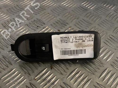 Used Left front window switch RENAULT SCÉNIC II (JM0/1_) 1.5 dCi (JM1E, JM16) (106 hp) 21720456