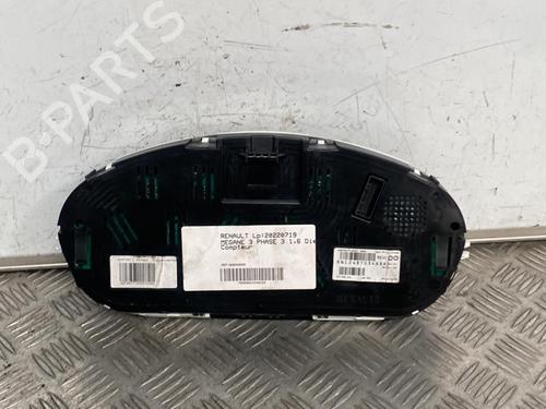 Instrument cluster RENAULT MEGANE III Hatchback (BZ0/1_, B3_) 1.6 dCi (BZ00, BZ12, BZ13) | BP21711392C47 