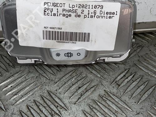 Used Interior roof light PEUGEOT 208 I (CA_, CC_) 1.6 HDi / BlueHDi 75 (75 hp) 21714759