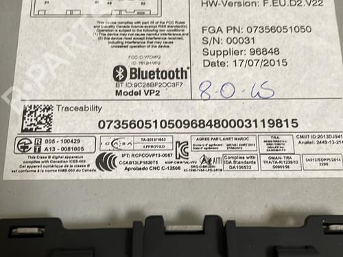 Radio FIAT 500X (334_) 1.6 (334AXE1A) | BP23822603E6 