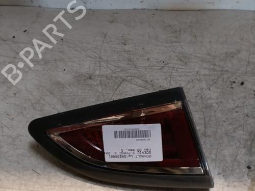 Used Left tailgate light RENAULT SCÉNIC III (JZ0/1_) 1.5 dCi (110 hp) 21704326