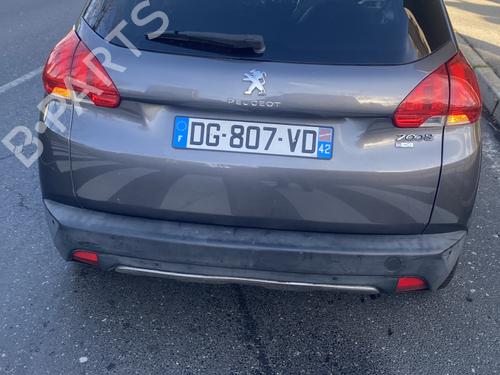 Left sun visor PEUGEOT 2008 I (CU_) 1.6 HDi | BP28443852I1