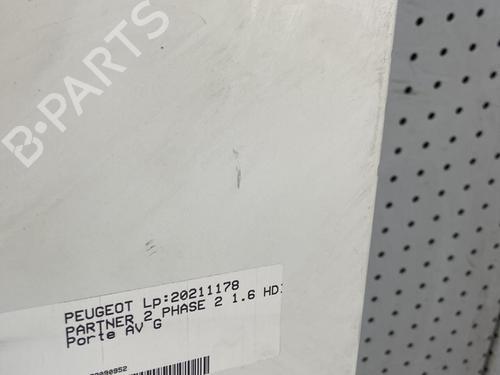 Left front door PEUGEOT PARTNER Box Body/MPV 1.6 HDi | BP27266568C2 