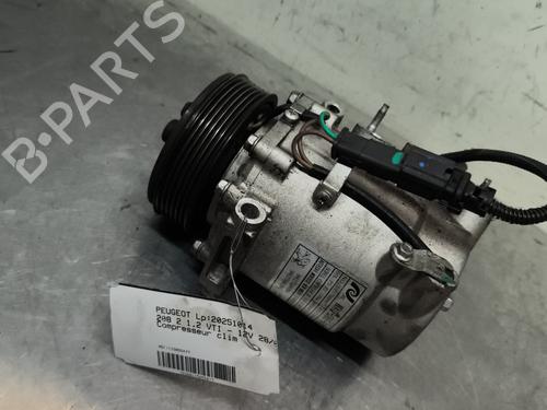 Used AC compressor PEUGEOT 208 II (UB_, UP_, UW_, UJ_) 1.2 PureTech 75 (75 hp) 30553307