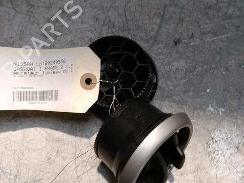 Air vent NISSAN QASHQAI / QASHQAI +2 I (J10, NJ10, JJ10E) 1.5 dCi | BP22905853I21 