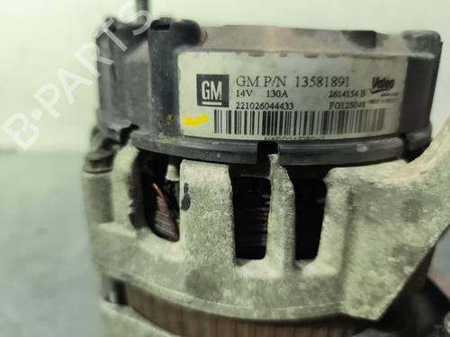 Generator OPEL ASTRA J (P10) 1.4 Turbo (68) (120 hp) 29732513