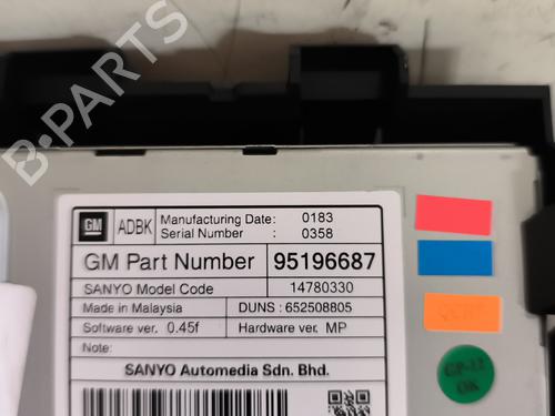 Display monitor OPEL ASTRA J (P10) 1.4 Turbo (68) | BP29538113C48 