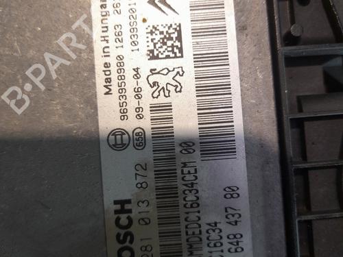 Used Control unit CITROËN BERLINGO Box Body/MPV (B9) 1.6 HDi 90 16V (90 hp) 22789494