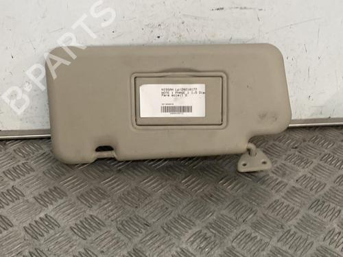Used Left sun visor Left sun visor NISSAN NOTE (E11, NE11) 1.5 dCi (86 hp) 21711335 21711335