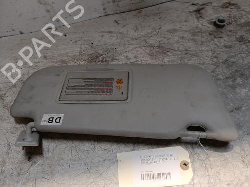 Used Right sun visor NISSAN QASHQAI / QASHQAI +2 I (J10, NJ10, JJ10E) 1.5 dCi (106 hp) 22691604