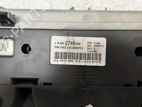 Used Instrument cluster Instrument cluster PEUGEOT 807 (EB_) 2.0 HDi (120 hp) 21722452 21722452