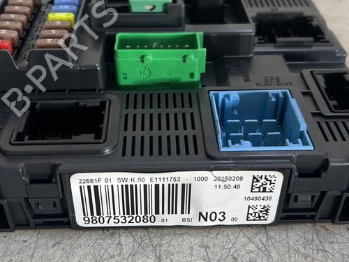 Fuse box PEUGEOT 208 I (CA_, CC_) 1.2 VTI 82 | BP26173556E1 