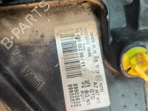 Left headlight PEUGEOT 207 SW (WK_) 1.6 HDi | BP29733744C28 