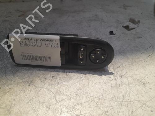 Used Left front window switch Left front window switch CITROËN C3 II (SC_) 1.4 HDi 70 (SC8HZC, SC8HR0, SC8HP4) (68 hp) 22536412 22536412