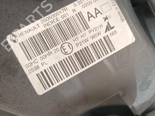 Used Left headlight Left headlight RENAULT MEGANE III Coupe (DZ0/1_) 1.5 dCi (DZ09, DZ0D, DZ1F, DZ1G, DZ14, DZ29) (110 hp) 29331070 29331070
