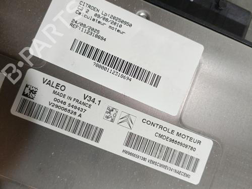 Engine control unit (ECU) CITROËN C3 II (SC_) 1.4 00001943JC
