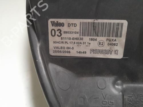 Right headlight PEUGEOT 107 (PM_, PN_) 1.0 | BP21710074C29 