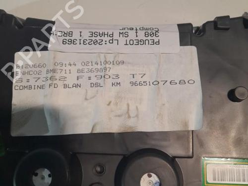 Used Instrument cluster PEUGEOT 308 SW I (4E_, 4H_) 2.0 HDi (136 hp) 21705683
