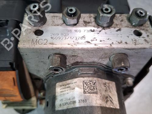 Used ABS pump PEUGEOT 308 II (LB_, LP_, LW_, LH_, L3_) 1.6 BlueHDi 120 (120 hp) 29538060