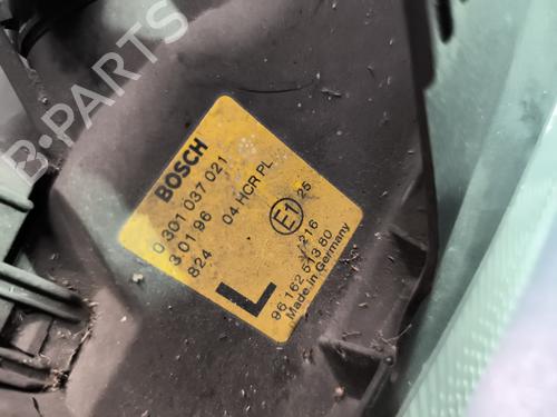 Left headlight PEUGEOT 406 (8B) 1.9 TD | BP29082076C28 